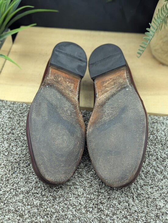 G.H. Bass Weejuns Mens Size 10.5D Black Cherry Leather Penny Loafers Dress Shoes main image 7